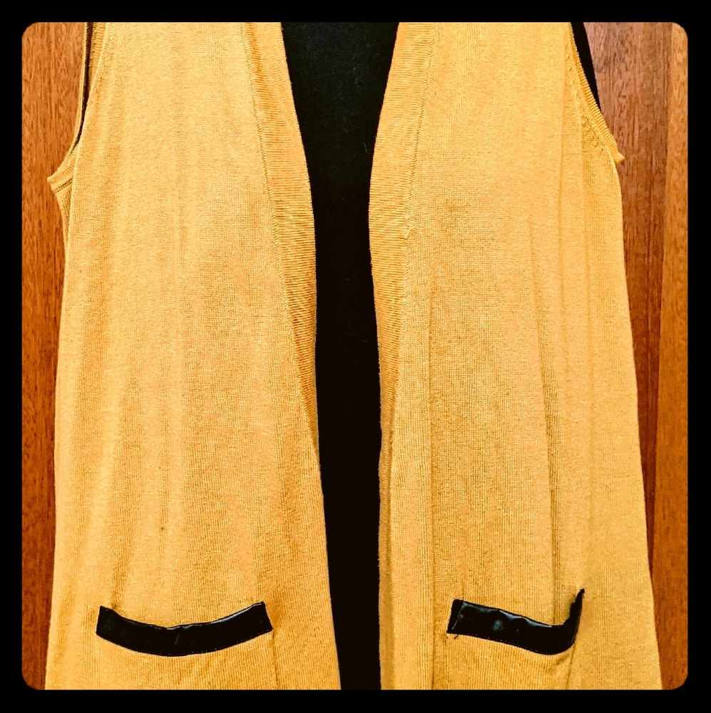 Joan Rivers Boyfriend Sweater Duster, Medium